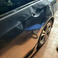 Задняя дверь Honda Accord до ремонта без покраски